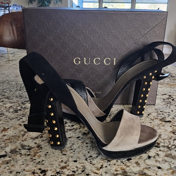Gucci Madison Studded heel sandals - Picture 4 of 14